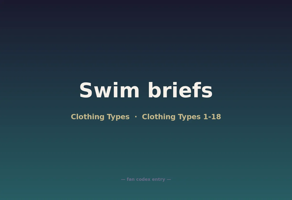 Swim briefs