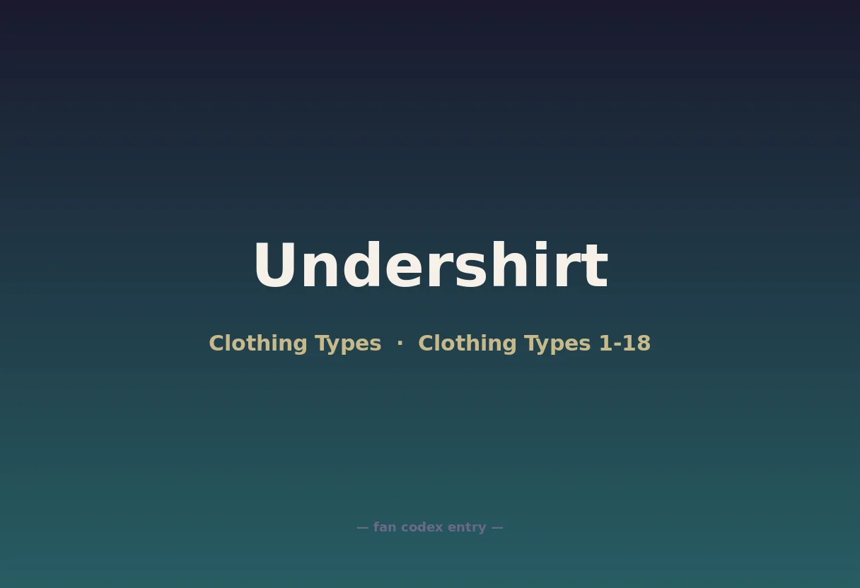 Undershirt